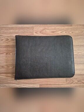 Dark Brown Zippered Ring Binder